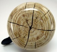 Ding Dong Fahrradklingel Holz ø 60mm Fahrradglocke XL ()