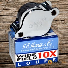 Harris 10x Wide Field Magnifier Loupe - Model 1018
