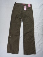 00613 Damen Hose Stoff QS by S.Oliver Modell Mona W34 (in cm) L36 khaki 0074