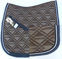 Eskadron DL Schabracke Brillant Dura dark walnut mit Doppelkordel  20126 Dressur