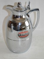 Isolierkanne Thermoskanne Alfi Messing verchromt, 0,75L Made in W-Germany FachE2