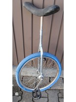 blaues / Crom gebrauchtes Einrad Sport 20 Zoll für Bastler