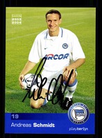 Andreas Schmidt Autogrammkarte Hertha BSC Berlin 2003-04 Original + A 130589