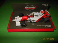 Modellauto F1 1:43 McLaren MP 4/10 Mercees Mark BLUNDELL Minichamps Sammlerstück