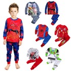 Super Hero Spider-Man Avengers Toddler Kids Boys Clothes Sleepwear Pajamas Set 