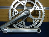 Fahrrad Kurbelgarnitur Campagnolo Strada Crankset 170mm 9/16 X 20F.  52-42 Retro