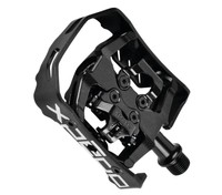 Fahrrad Pedal Paar Xpedo Milo Dual Klick einseitig schwa./schwarz SPD kompatibel