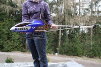 RC Hubschrauber G.T. Gigacopter ferngesteuerter Helikopter 1,35 Mtr DER GIGANT