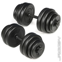 30kg Kurzhantel Set Gewichte Hantelscheiben Hantel Hanteln Hantelset Stange