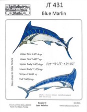 Kelleher's Stained Glass Studio "Blue Marlin"