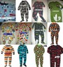 * NEW BOYS 1PC CARTERS FOOTBALL FIRETRUCK BLANKET SLEEPER PAJAMAS 24M 2T 4T 5T