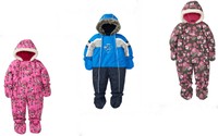 OshKosh Baby Boys Girls 3~PC Snowsuit~Hood Booties Mittens 6/9M,12M,18M NWT