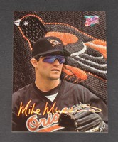 Mike Mussina Baltimore Orioles STUDIO Leaf 1993 MLB Major League Baseball