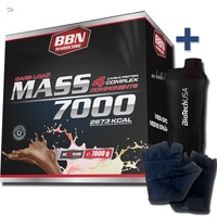 7 Kg Best Body Nutrition Mass 7000 Hardcore Weight Gainer 7000g mit Whey Protein