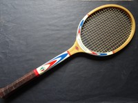 Tennis Schläger aus Holz Suprema Maxima M 6 Historisches Modell