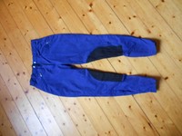 Reithose "Georg Schuhmacher", blau -schwarz, Gr.40