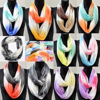 glitzer Loop Schal Schlauchschal Rundschal Halstuch Tuch  Halstücher Damenschal 