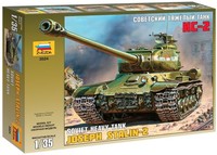ZVEZDA 3524 - Soviet Heavy Tank IS-2 JOSEPH STALIN-2 Panzer / Modellbausatz 1:35