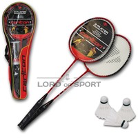 CARLTON 2er Badminton Set Badmintonset Badmintonschläger Federbälle inkl. Tasche