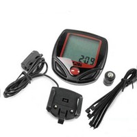 LCD Fahrradcomputer Fahrradtacho Fahrrad Tachometer Wasserdicht Kilometerzähler