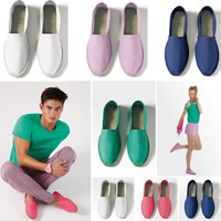 B&C ESPADRILLE DAMEN/HERREN SOMMERSCHUHE CANVAS BAUMWOLLE STOFFSCHUHE NEU !