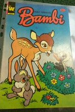 Vintage Collectable 1942 Whitman Walt Disney's "Bambi" Comic Book #1
