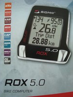 Sigma Rox 5.0 Fahrradcomputer , kabellos, Trittfrequenz, Multisport