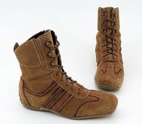 Sneaker High Top Tamaris Stiefeletten Schnürer Echtleder braun Gr.38