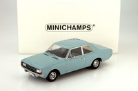 Opel Rekord C Saloon Baujahr 1966 hellblau 1:18 Minichamps