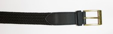 Big Mens Elastic BLACK Stretch belt XXXXL 4XL 54" - 60" Comfortable Confident