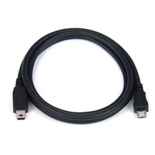 3ft 1M Micro USB Type B male to mini USB B male BLACK Host OTG Adapter Cable