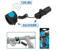 M Wave Elektrische Klingel 120db Fahrradklingel Fahrrad Glocke inkl Batterie Neu