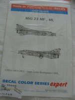 DECAL SERIES für MiG 23 MF, ML im Maß 1:72