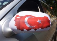 Auto Spiegel Rückspiegel Car Bikini EM 2016 Türkei Türkiye Fahne Flagge