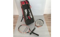 Wilson Tennis Tennistasche Pack Red super Zustand + 2 Tennischläger Babolat Kind