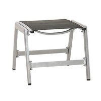 ALU ALUMINIUM GARTEN GARTENHOCKER FUSS HOCKER FUSSHOCKER MONZA STAPELBAR NEU