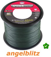 SpiderWire Stealth® MOOSGRÜN-TOP-rund geflochtene High End Angelschnur