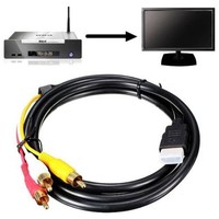 HDMI Stecker auf 3 RCA Audio Video AV Konvert Adapter Kabel für HDTV 1080P