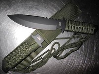 Schweres Fox outdoor Messer Buschmesser Gürtelmesser Jagdmesser Machete B-Ware