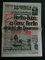 DFB-Pokalendspiel 12.06.1993 Bayer 04 Leverkusen - Hertha BSC A, Kurier Berliner