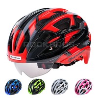 RockBros Straßenfahrrad MTB Helm Größe  L 57cm-62cm mit Brille Fünf Farben Neu