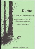 Noten Parforcehorn Fürst Pless Jagdmusik in B