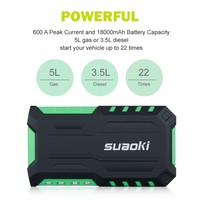 18000mAh Jump Starter Auto Energien Kfz Energiestation Power Bank Ladegerät EU