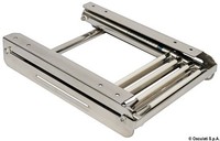 Osculati Teleskop-Bade-Leiter für Plattform, umklappbar mit 3 oder 4 Stufen Boot