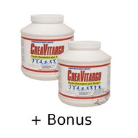 CreaVitargo,  2 mal 2000g Dose von BMS (1kg/18,10 Euro) + Bonus