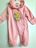  NWT Winnie The Pooh by Disney Baby Girls Pink Hoodie Footed Outfit 6-9 Month