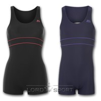 SLAZENGER Badeanzug Schwimmanzug mit Bein 122-128 134-140 146-152 152-158