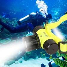 1000LM CREE LED Underwater Waterproof Diving Headlamp Flashlight Torch Headlight