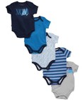Nautica Baby Boy Bodysuits 5-pack rompers onesies 3-6 months Navy & Blue