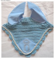 Edle  Fliegenhaube , Hellblau, Strass  , Gr. WB , NEU , Oldenburger %%%